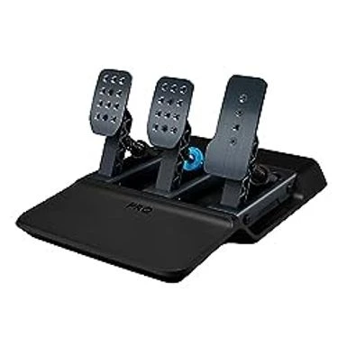 Logitech G PRO Racing Pedals - Racing Simulator Pedals With 100kg Load Cell Brake, Fully Customizable, Swappable Springs & Elastomers, Modular Design