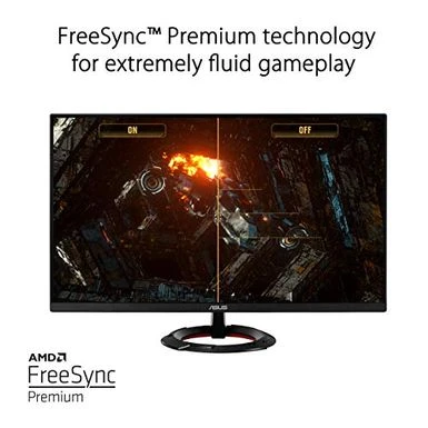 ASUS TUF Gaming 27โ 1080P Monitor (VG279Q1R) - Full HD, IPS, 144Hz, 1ms, Extreme Low Motion Blur, Speaker, FreeSync Premium, Shadow Boost, VESA Mountable, DisplayPort, HDMI, Tilt Adjustable - Image 4