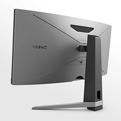BenQ MOBIUZ EX3415R 34" 21:9 Ultra-Wide QHD 144Hz HDR IPS LED Curved Gaming Monitor With FreeSync, Built-In Speakers, Metallic Gray - Image 2