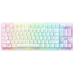 Razer - DeathStalker V2 Pro TKL Wireless Optical Linear Switch Gaming Keyboard With Low-Profile Design - White