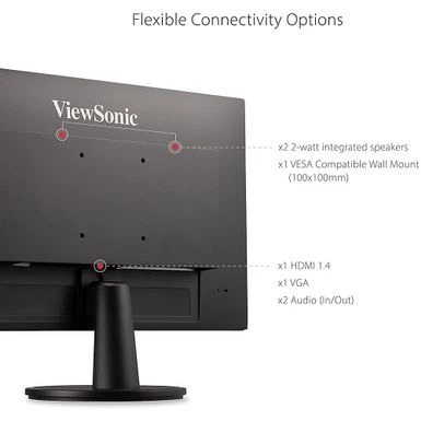 ViewSonic - VA2747-MH 27" LCD FHD Monitor (VGA, HDMI) - Black - Image 13