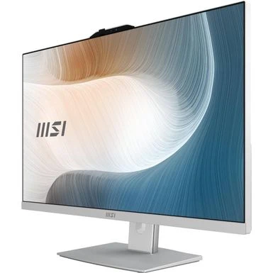 MSI Modern AM272P 12M-030US 27" Full HD All-In-One Desktop Computer, Intel Core I5-1240P 1.7GHz, 8GB RAM, 512GB SSD, Windows 11 Home, White - Image 5