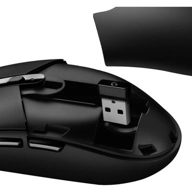 Logitech G G305 LIGHTSPEED Wireless Mouse, Black - Image 3