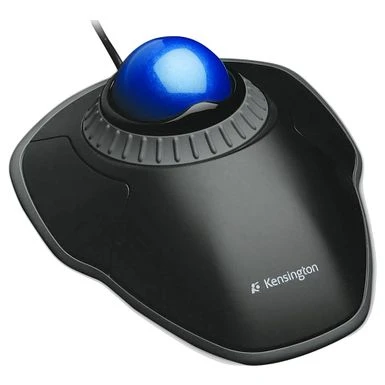 Kensington - Orbit 72337 Optical Gaming Ambidextrous Mouse With Scroll Ring - Black And Blue - Image 2