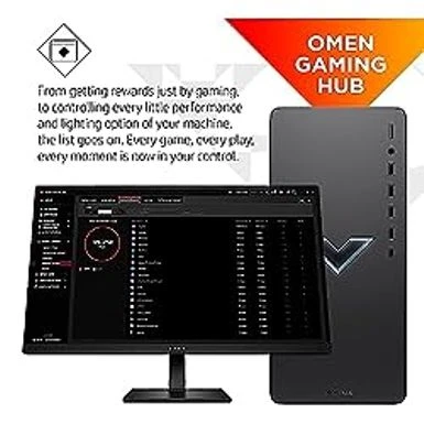 HP Victus 15L Gaming Desktop HyperX Bundle, 13th Generation Intel Core I7-13700F, 16 GB RAM, 512 GB SSD, NVIDIA GeForce RTX 3060 Graphics, Windows 11 Home, TG02-1030h (2023) - Image 9