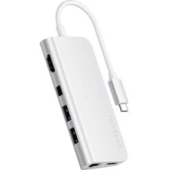 Satechi USB Type-C Multimedia Adapter, Silver