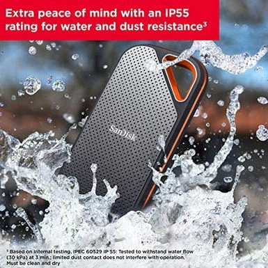 SanDisk Extreme PRO Portable 2TB USB 3.2 Gen 2 Type-C External SSD V2 - Image 3
