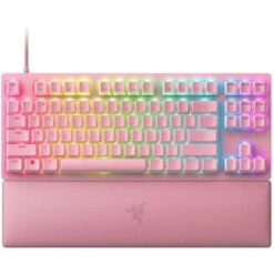Razer - Huntsman V2 TKL Wired Optical Red Linear Switch Gaming Keyboard With Chroma RGB Backlighting - Quartz