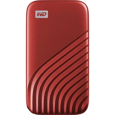 WD My Passport 2TB USB 3.2 Gen 2 Type-C Portable External SSD, Red - Image 2