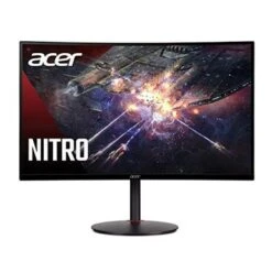 Acer Nitro XZ270 Xbmiipx 27" 1500R Curved Full HD (1920 X 1080) VA Zero-Frame Gaming Monitor With Adaptive Sync, 240Hz Refresh Rate And 1ms VRB (Display Port & 2 X HDMI 2.0 Ports)