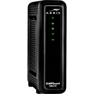ARRIS - SURFboard 16 X 4 DOCSIS 3.0 Cable Modem & AC1600 Wi-Fi Router - Black - Image 2