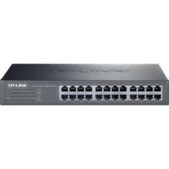 TP-Link - 24-Port 10/100/1000 Mbps Gigabit Ethernet Switch - Gray