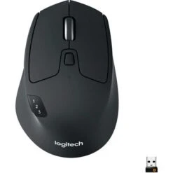 Logitech - M720 Triathlon Wireless Optical Mouse - Black