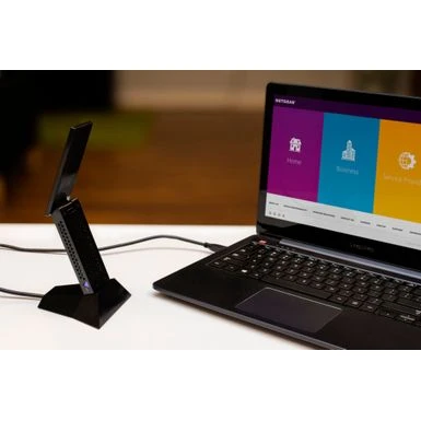 NETGEAR - Nighthawk AC1900 Dual-Band WiFi USB 3.0 Adapter - Black - Image 4