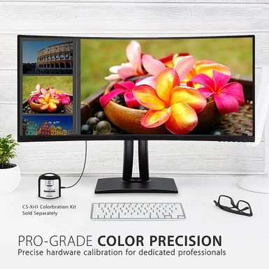 ViewSonic - ColorPro VP3881A 38" LED WQHD Curved Monitor With HDR10 (USB C/HDMI/DisplayPort) - Image 5