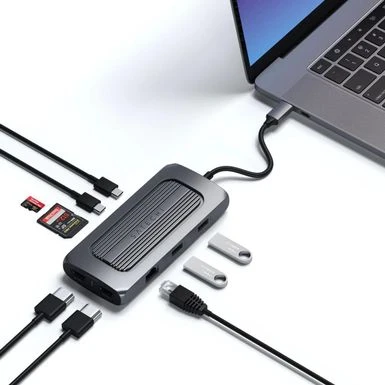 Satechi USB Type-C Multi-Port MX Adapter, Space Gray - Image 5