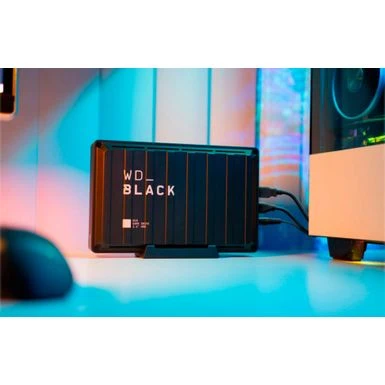 WD - BLACK D10 8TB External USB 3.2 Gen 1 Portable Hard Drive - Black - Image 17