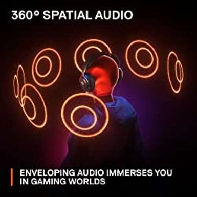 SteelSeries New Arctis Nova 4 Wireless Multi-Platform Gaming Headset 360 Spatial Audio 2.4GHz High-Speed Wireless 36 Hr Battery USB-C ClearCast Gen 2 Mic PC, Playstation, Switch, Meta - Image 5