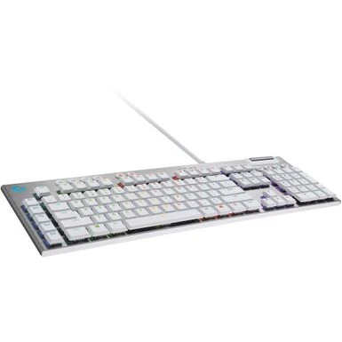 Logitech - G815 LIGHTSYNC Full-size Wired Mechanical GL Tactile Switch Gaming Keyboard With RGB Backlighting - White