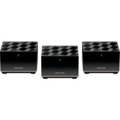 NETGEAR - Nighthawk AXE5700 Tri-Band Mesh Wi-Fi System (3-Pack) - Black