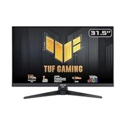 ASUS TUF Gaming 32 (31.5-inch Viewable) 1080P Gaming Monitor (VG328QA1A) - Full HD, 170Hz, 1ms, Extreme Low Motion Blur, FreeSync Premium, Eye Care, Shadow Boost, HDMI, Tilt Adjustable,Black