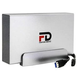 FD 8TB DVR Expander External Hard Drive - USB 3.0 & ESATA (Comes With Both USB And ESATA Cable) - Supports DirecTv, Silver (DVR8KEUS) By Fantom Drives