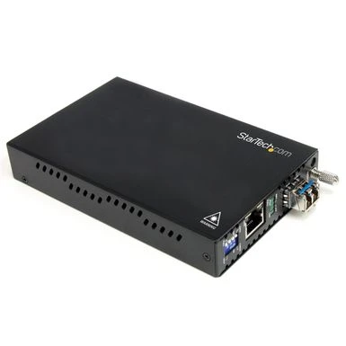 StarTech 1000 Mbps Gigabit Multi Mode LC Fiber Media Converter, 550m Maximum Transfer Distance