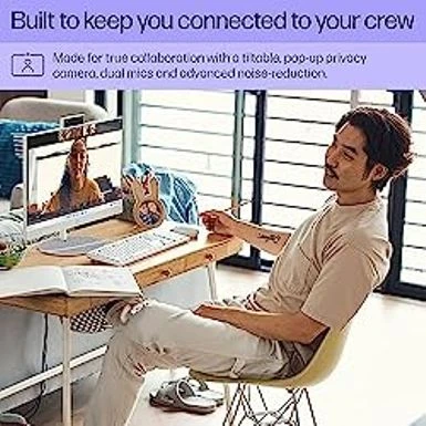 HP 23.8 Inch All-in-One Desktop PC, FHD Display, AMD Athlon Gold 7220U, 8 GB RAM, 256 GB SSD, AMD Radeon Graphics, Windows 11 Home, 24-cr0020 (2023) - Image 6