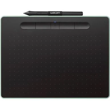 Wacom - Intuos Graphic Drawing Tablet For Mac, PC, Chromebook & Android (Small) With Software Included (Wireless) - Pistachio - Image 3