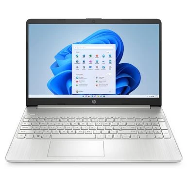 HP 15-dy2049nr 15.6" HD Notebook Computer, Intel Core I5-1135G7 2.4GHz, 8GB RAM, 256GB SSD, Windows 11 Home, Natural Silver