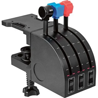 Logitech - Pro Flight Yoke System Gaming Controller For PC - Black - Image 2