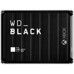 WD - BLACK P10 Game Drive For Xbox 5TB External USB 3.2 Gen 1 Portable Hard Drive - Black With White Trim