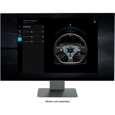 Logitech - PRO Racing Wheel For PC With TRUEFORCE Force Feedback - Black - Image 2