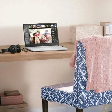 HP - 14" Laptop - Intel Celeron - 4GB Memory - 64GB EMMC - Snowflake White - Image 8