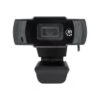 Manhattan USB Webcam Two Megapixels 1080p Full HD USB-A Integrated Microphone Adjustable Clip Base 30 Frame Per Second Black Box - Webcam