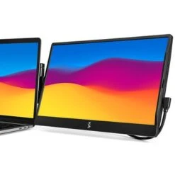 SideTrak - Swivel Attachable Portable 14" Monitor - Black