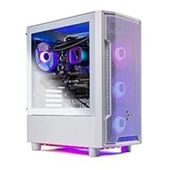 Skytech Archangel Gaming PC Desktop Intel Core I7 12700F 2.1 GHz, NVIDIA RTX 4060, 1TB NVME SSD, 16GB DDR4 RAM 3200, 600W Gold PSU, 240mm AIO, 11AC Wi-Fi, Windows 11 Home 64-bi
