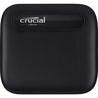Crucial X6 500GB Portable SSD – Up To 540MB/s – USB 3.2 – External Solid State Drive, USB-C - CT500X6SSD9