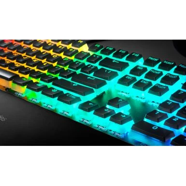 SteelSeries - PRISMCAPS – Universal Double Shot PBT Keycaps - Black - Image 3