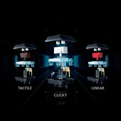 Logitech - G915 LIGHTSPEED TKL Wireless Mechanical GL Tactile Switch Gaming Keyboard With RGB Backlighting - White - Image 2