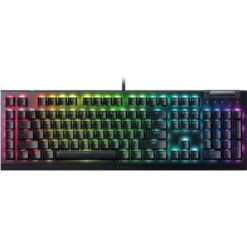 Razer - BlackWidow V4 X Full Size Wired Mechanical Green Switch Gaming Keyboard With Chroma RGB - Black