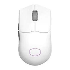 Cooler Master MM712 Wireless Gaming Mouse White With Adjustable 19,000 DPI, 2.4GHz And Bluetooth, Ultraweave Cable, PTFE Feet, RGB Lighting And MasterPlus+ Software