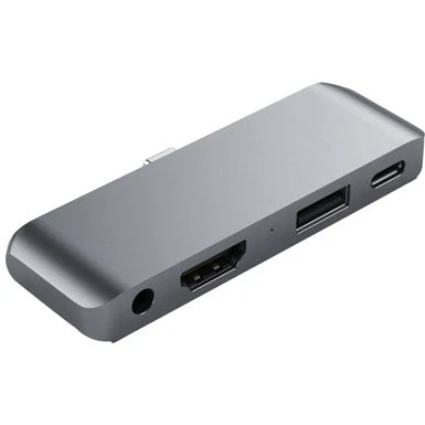 Satechi Aluminum USB Type-C Mobile Pro Hub, Space Gray