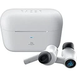 Razer Hammerhead HyperSpeed Wireless Multi-Platform Gaming Earbuds For Playstation 5 / PS5, PC, Mobile: ANC - Noise Cancelling Mic - Bluetooth 5.2 - RGB Chroma - 30 Hr Battery