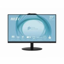 MSI PRO AP272 13M-287US 27" Full HD All-In-One Desktop Computer, Intel Core I7-13700 2.1GHz, 16GB RAM, 1.256TB SSD, Windows 11 Pro, Black