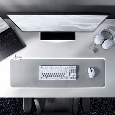 Razer - DeathStalker V2 Pro TKL Wireless Optical Linear Switch Gaming Keyboard With Low-Profile Design - White - Image 6