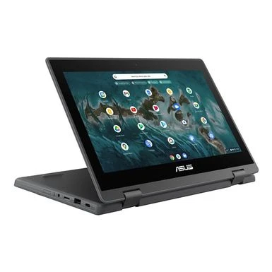 ASUS Chromebook Flip - 11.6" - Intel Celeron N5100 / 1.1 GHz - Chrome OS - UHD Graphics - 8 GB RAM - 32 GB EMMC - Dark Gray - Image 2