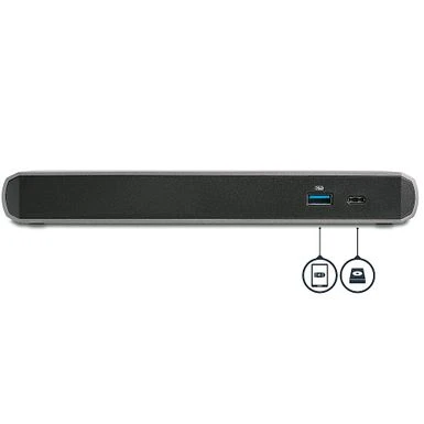StarTech.com Thunderbolt 3 Dock Dual Monitor 4K 60Hz TB3 Laptop Docking Station With DisplayPort 85W Power Delivery 3x USB 3.0 Gigabit Ethernet (GbE) Thunderbolt 3 Dock With PD - Dual 4K 60Hz TB3 Dock (TB3DK2DPPD) - Docking Station - USB-C - DP - GigE - Image 2