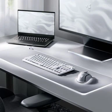 Razer - DeathStalker V2 Pro TKL Wireless Optical Linear Switch Gaming Keyboard With Low-Profile Design - White - Image 4