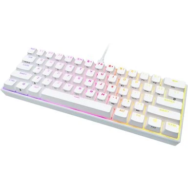 CORSAIR - K65 RGB Mini Wired 60% Mechanical Cherry MX SPEED Linear Switch Gaming Keyboard With PBT Double-Shot Keycaps - White - Image 14